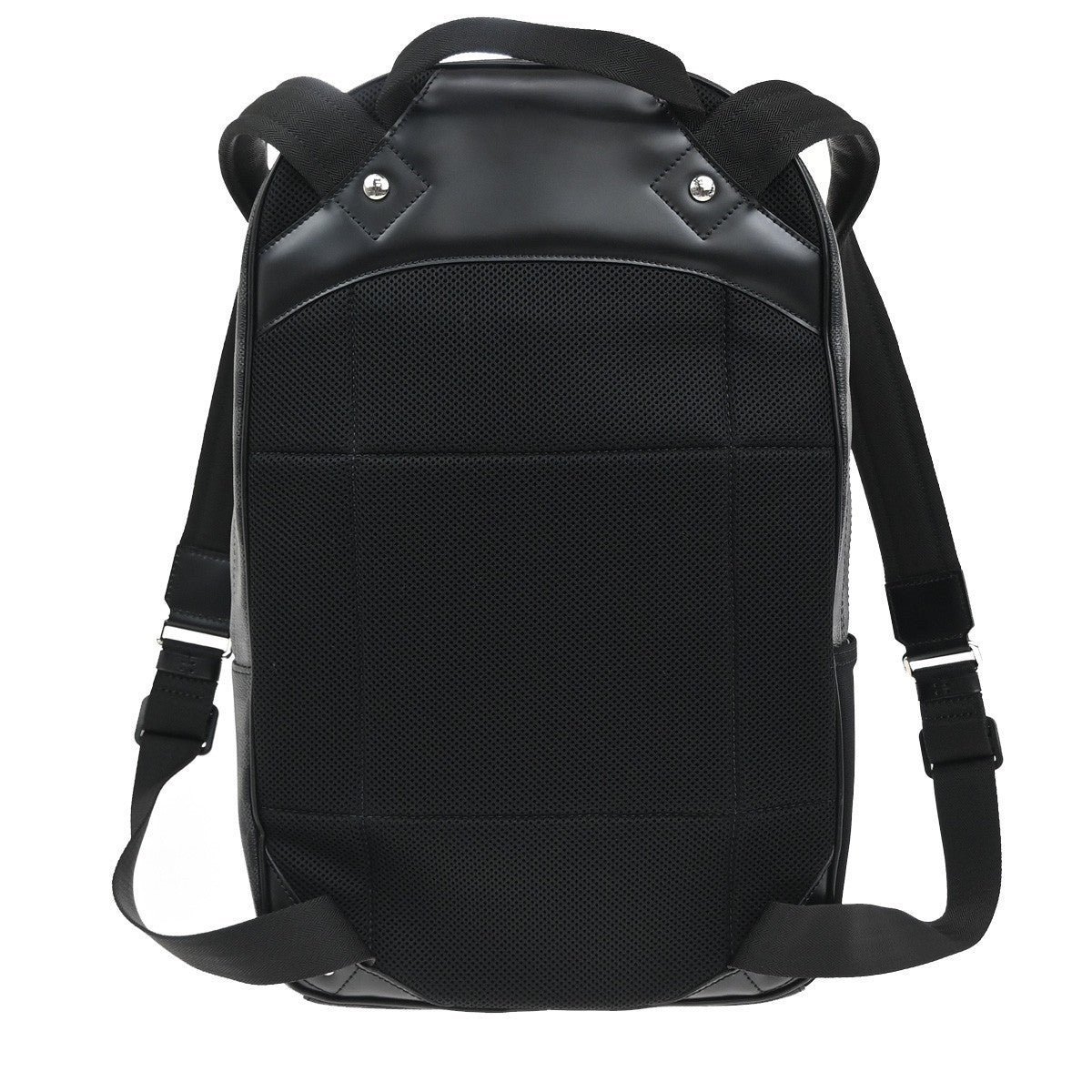 LOUIS VUITTON Michael Backpack Bag Damier Graphite Leather Black N58024 629RL413