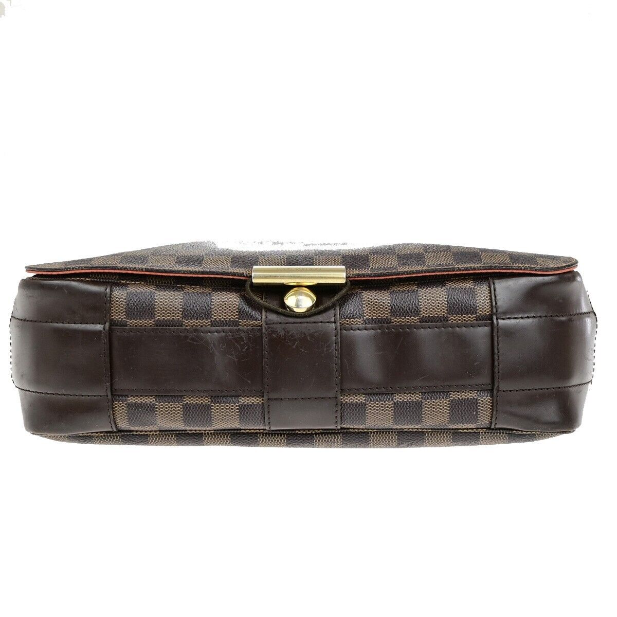 LOUIS VUITTON Bastille Shoulder Bag Damier Ebene Leather Brown N45258 70ED030
