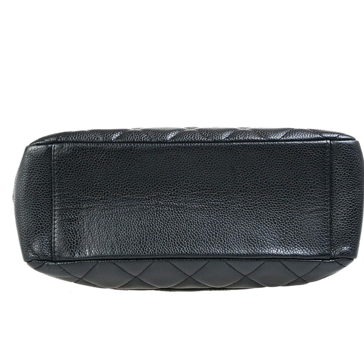 CHANEL CC Logo PST Chain Shoulder Bag Grained Calfskin Leather BK GHW 644RK686