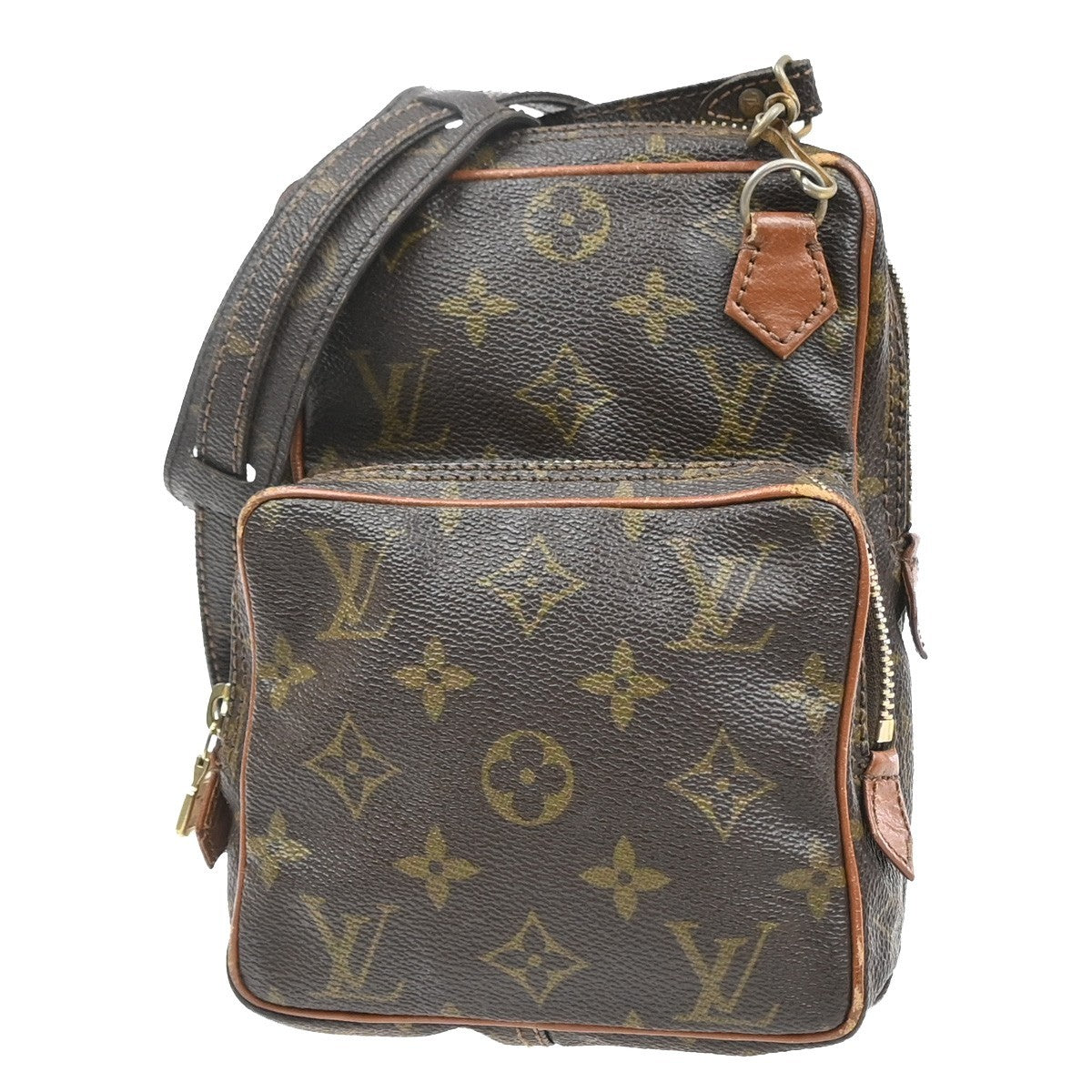 LOUIS VUITTON Mini Amazon Shoulder Bag Monogram Leather Brown M45238 61CA980