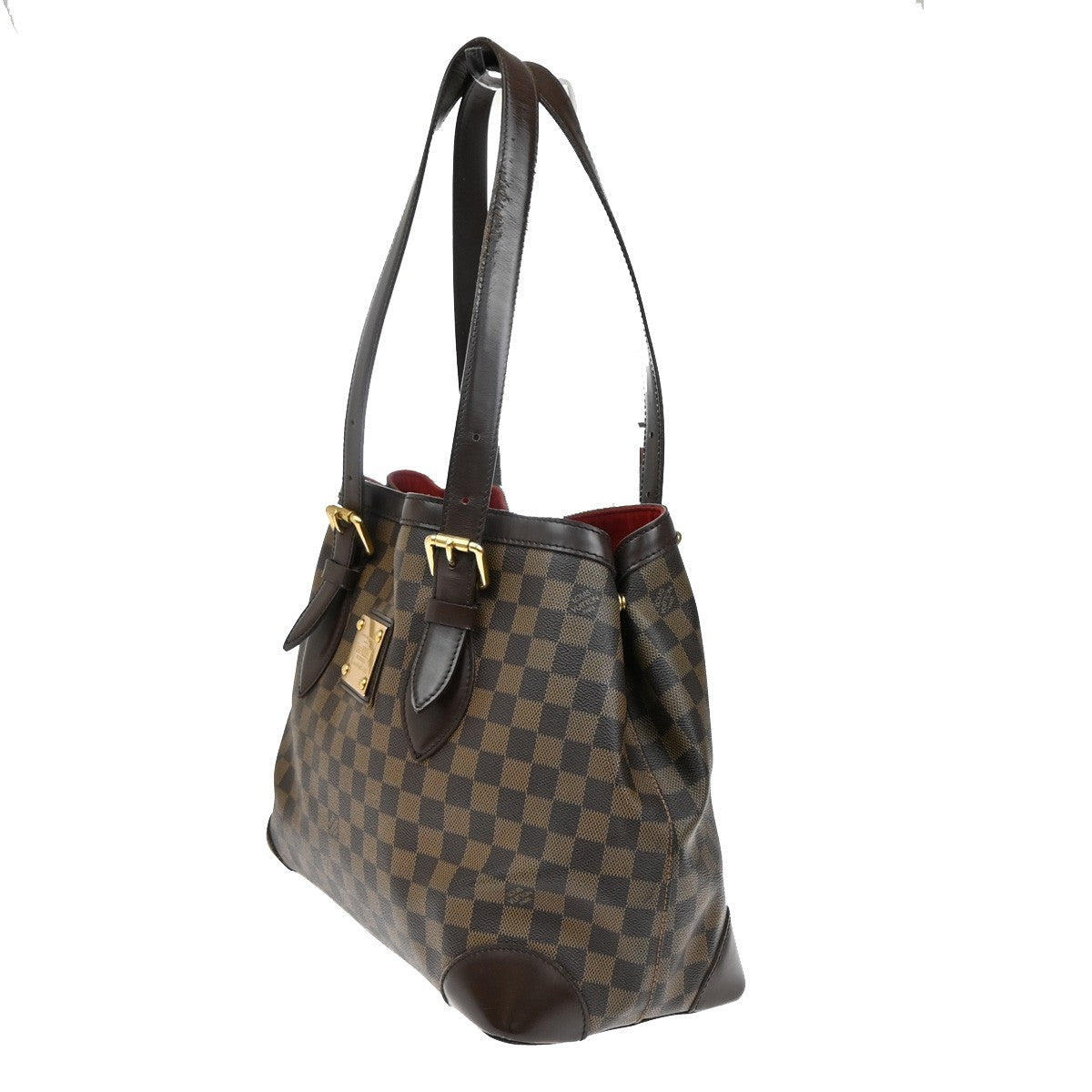 LOUIS VUITLOUIS VUITTON Hampstead MM Shoulder Bag Damier Leather N51204 16KB478