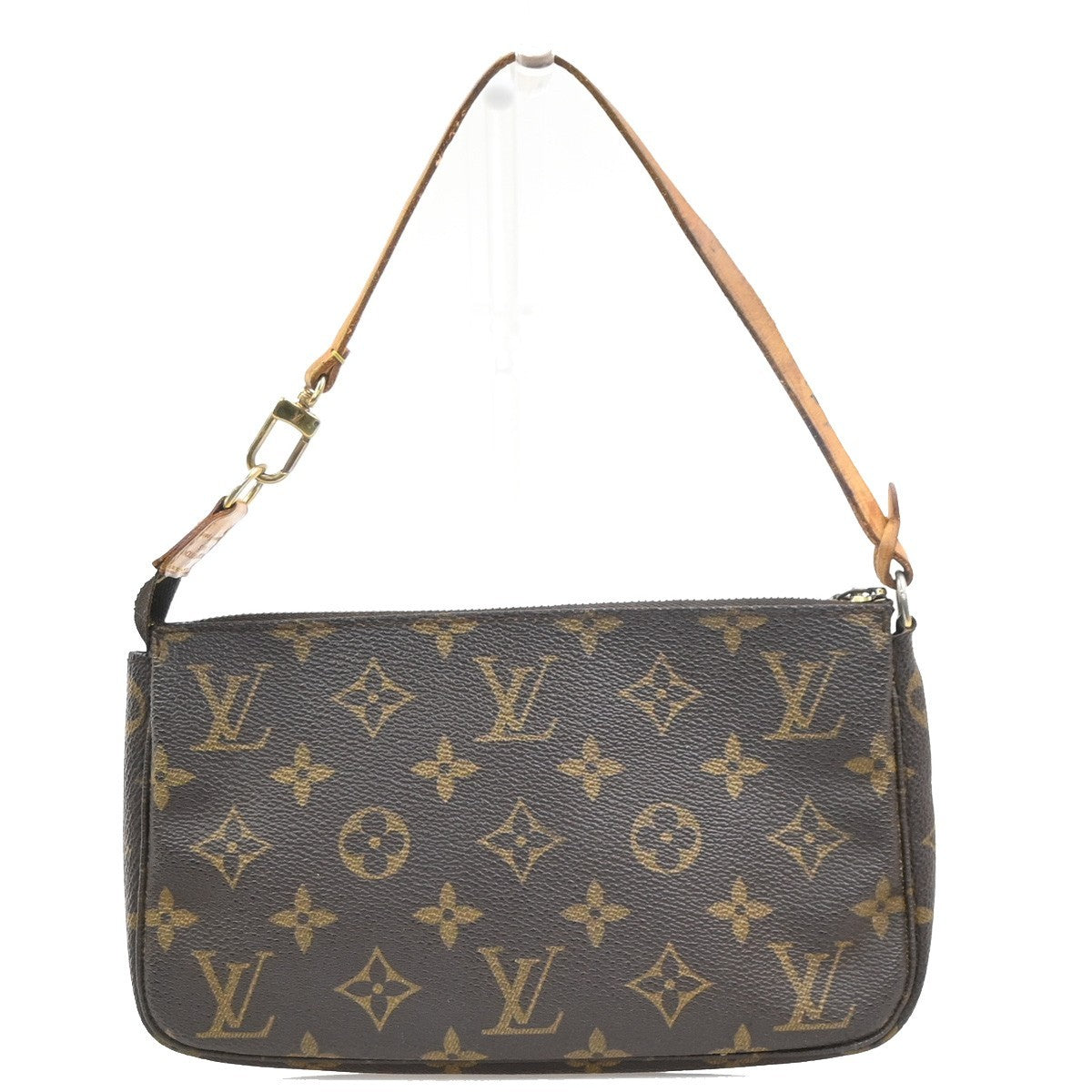 LOUIS VUITTON Pochette Accessoires Hand Bag Monogram Leather BN M51980 85MA488