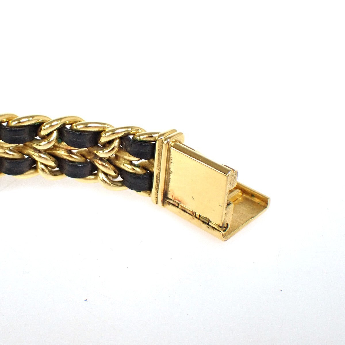 CHANEL Logo Premiere Watch H0001  #M Quartz Gold-Plated Leather GHW 685LC516
