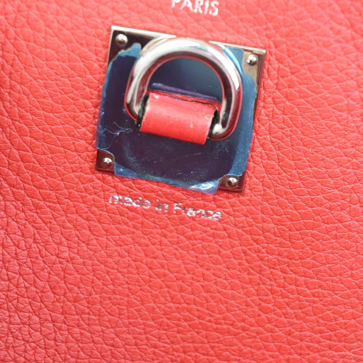 LOUIS VUITTON City Steamer PM 2Way Shoulder Hand Bag Calf Leather Red 55RQ066