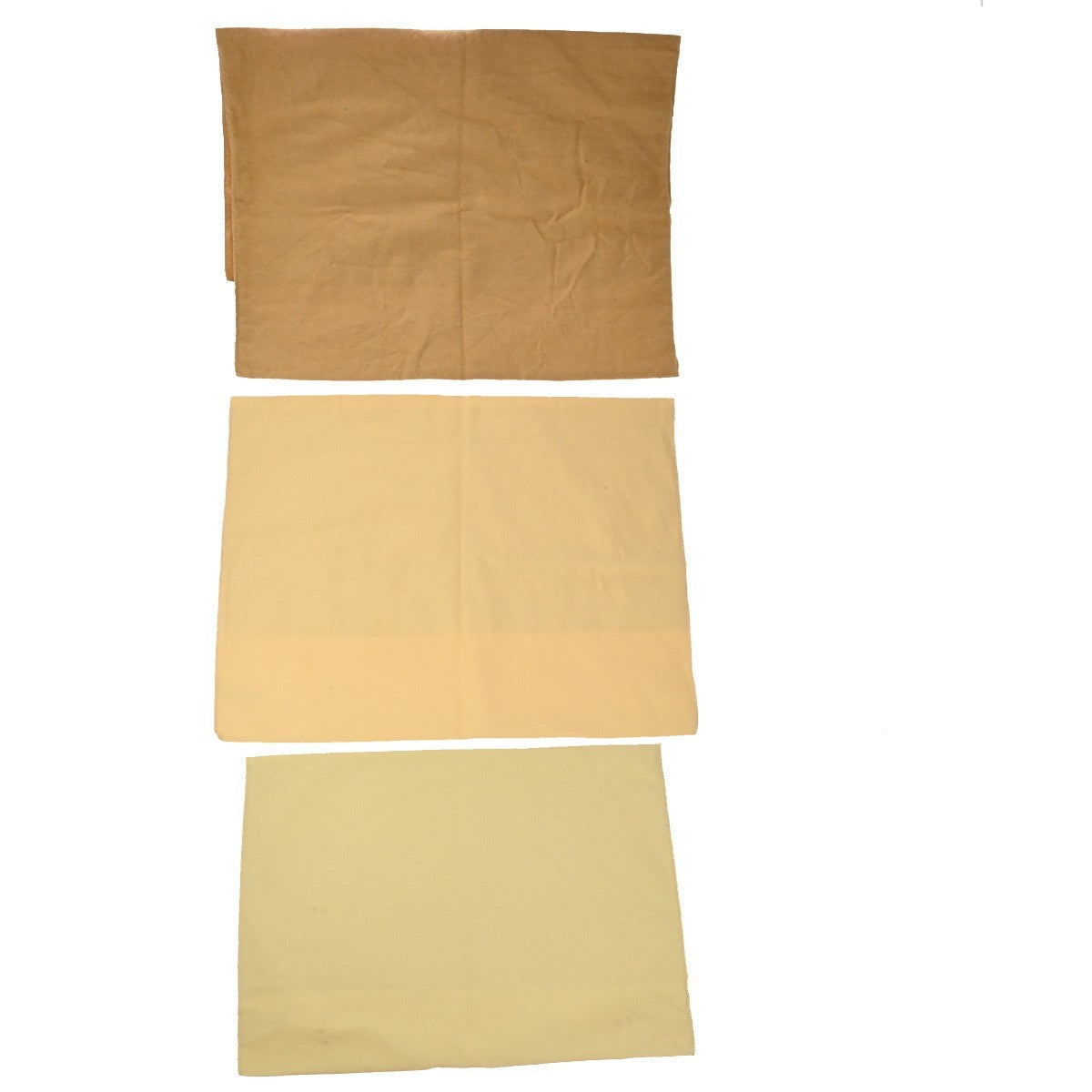 LOUIS VUITTON Logo 10 Set Dust Bag Drawstring Canvas Cotton Beige Brown 09KP567
