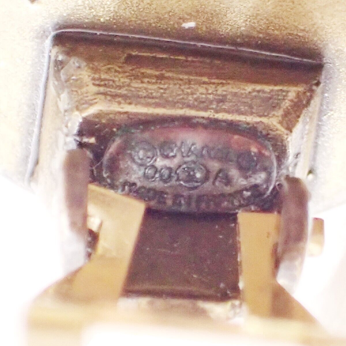 CHANEL CC Logo Color Stone Button Earrings Clip-On 00A Blue GHW 34YE515