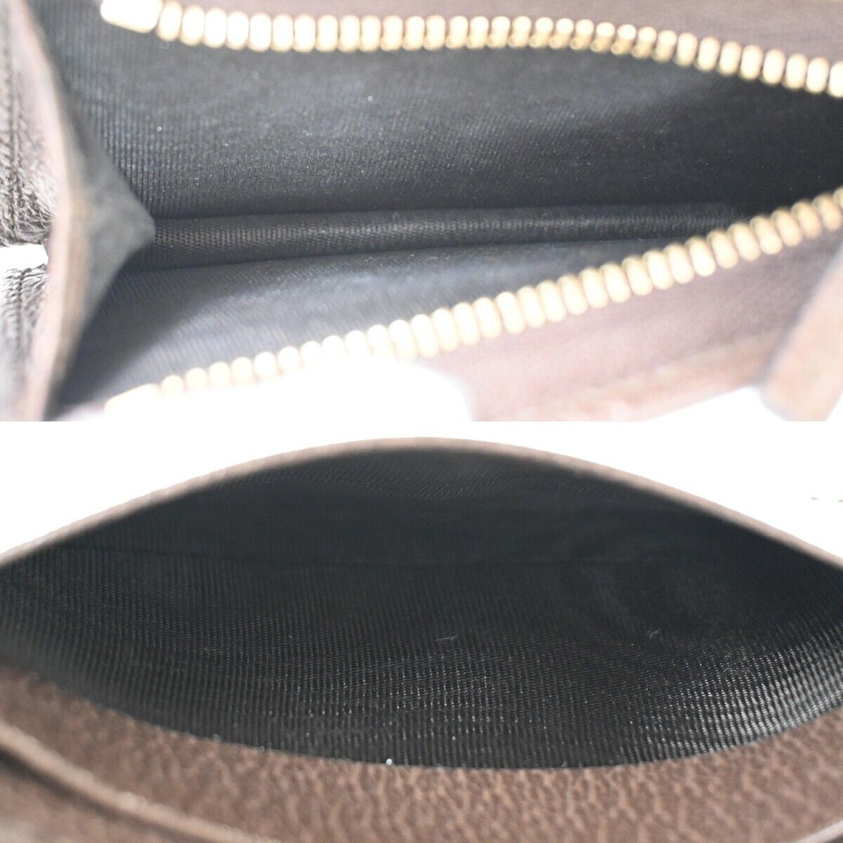 GUCCI Logo GG Ophidia Bifold Wallet Purse Supreme Leather Brown Gold 36SH364