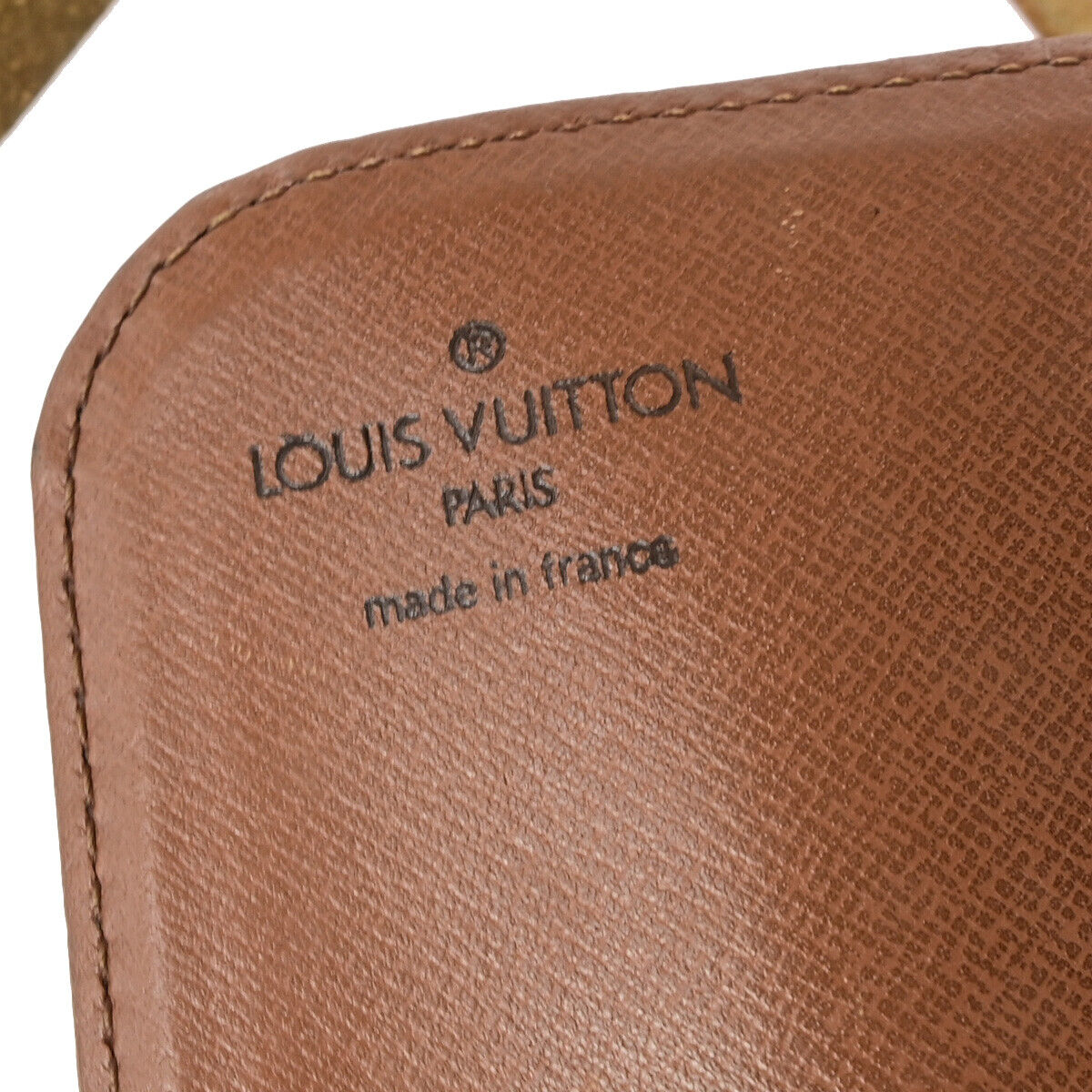 LOUIS VUITTON Cartouchiere MM Shoulder Bag Monogram Leather Brown M51253 88YF145