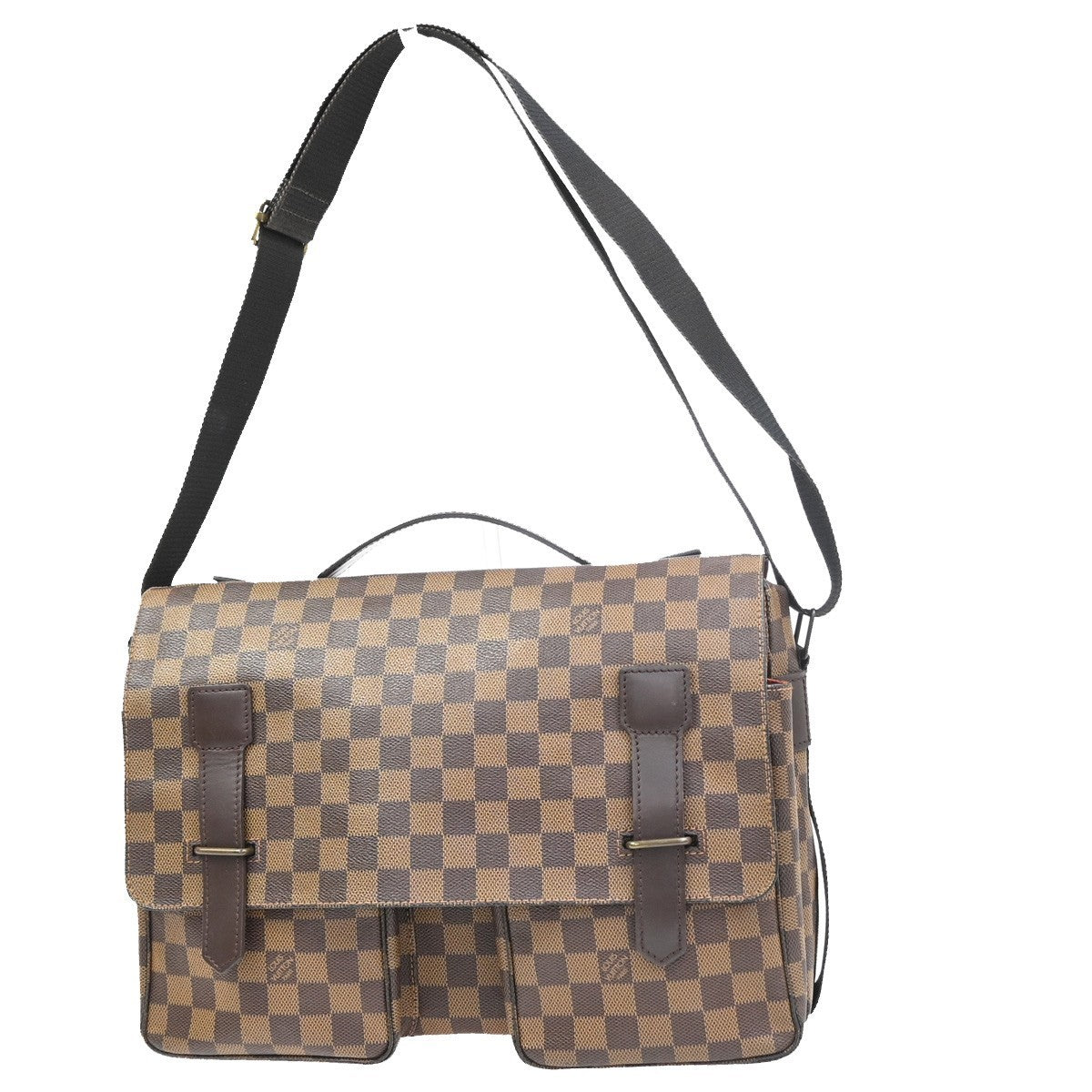 LOUIS VUITTON Broadway Satchel Shoulder Bag Damier Ebene Leather N42270 16KC885