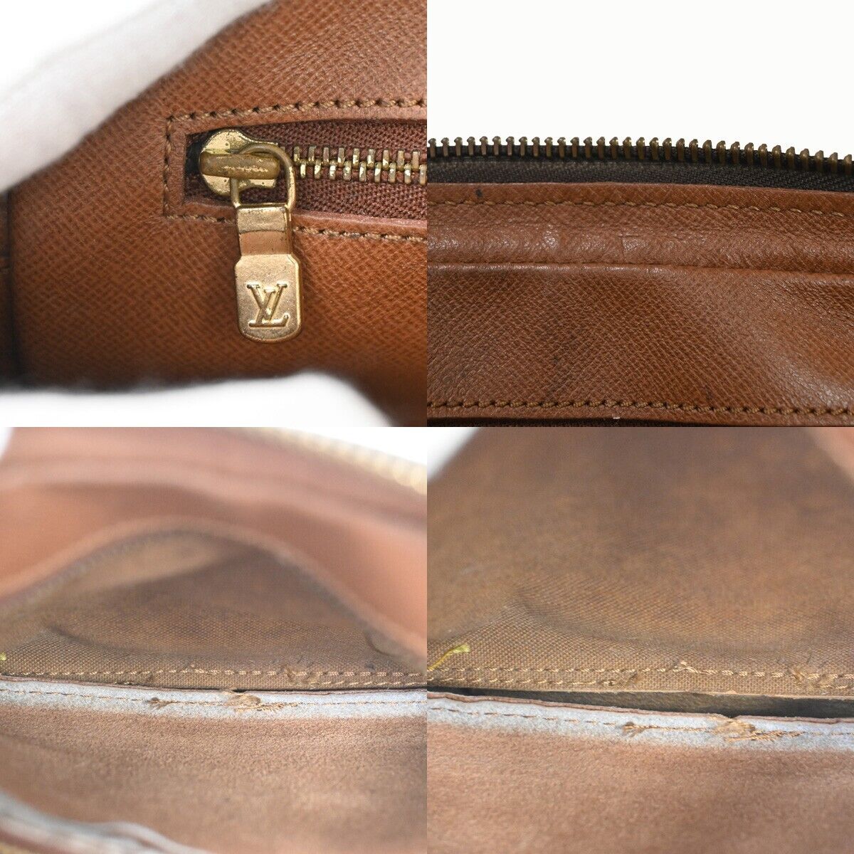 LOUIS VUITTON Marly Dragonne GM Clutch Hand Bag Monogram Brown M51825 36HB862