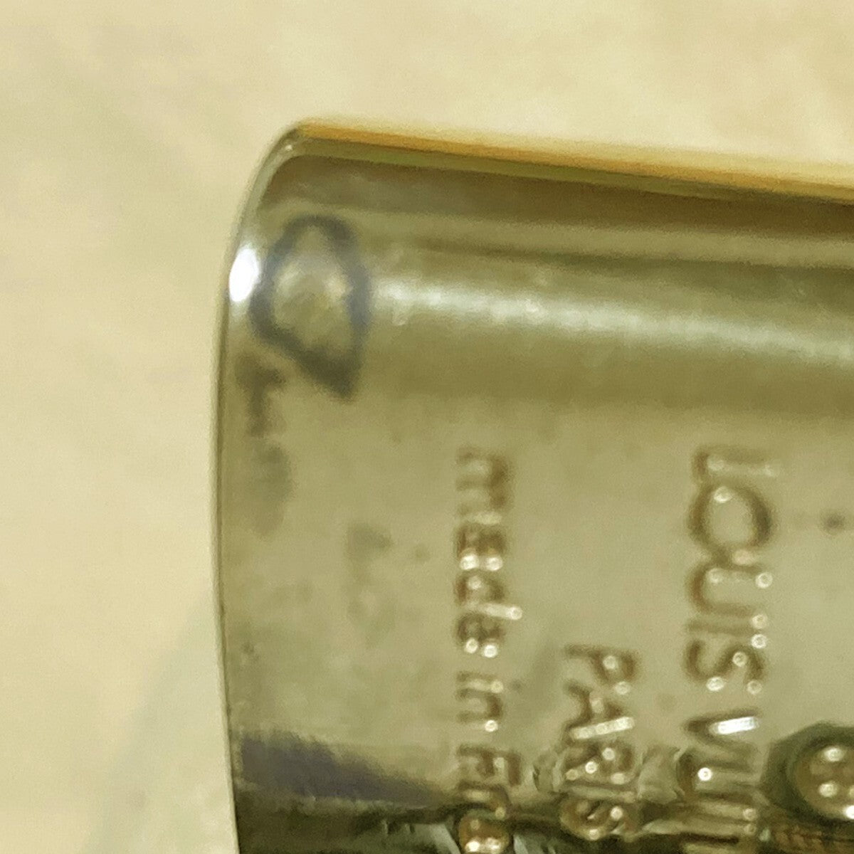 LOUIS VUITTON LV 10 SET PADLOCK KEY CHARM CADENA GOLD-PLATED FRANCE 37PDA142