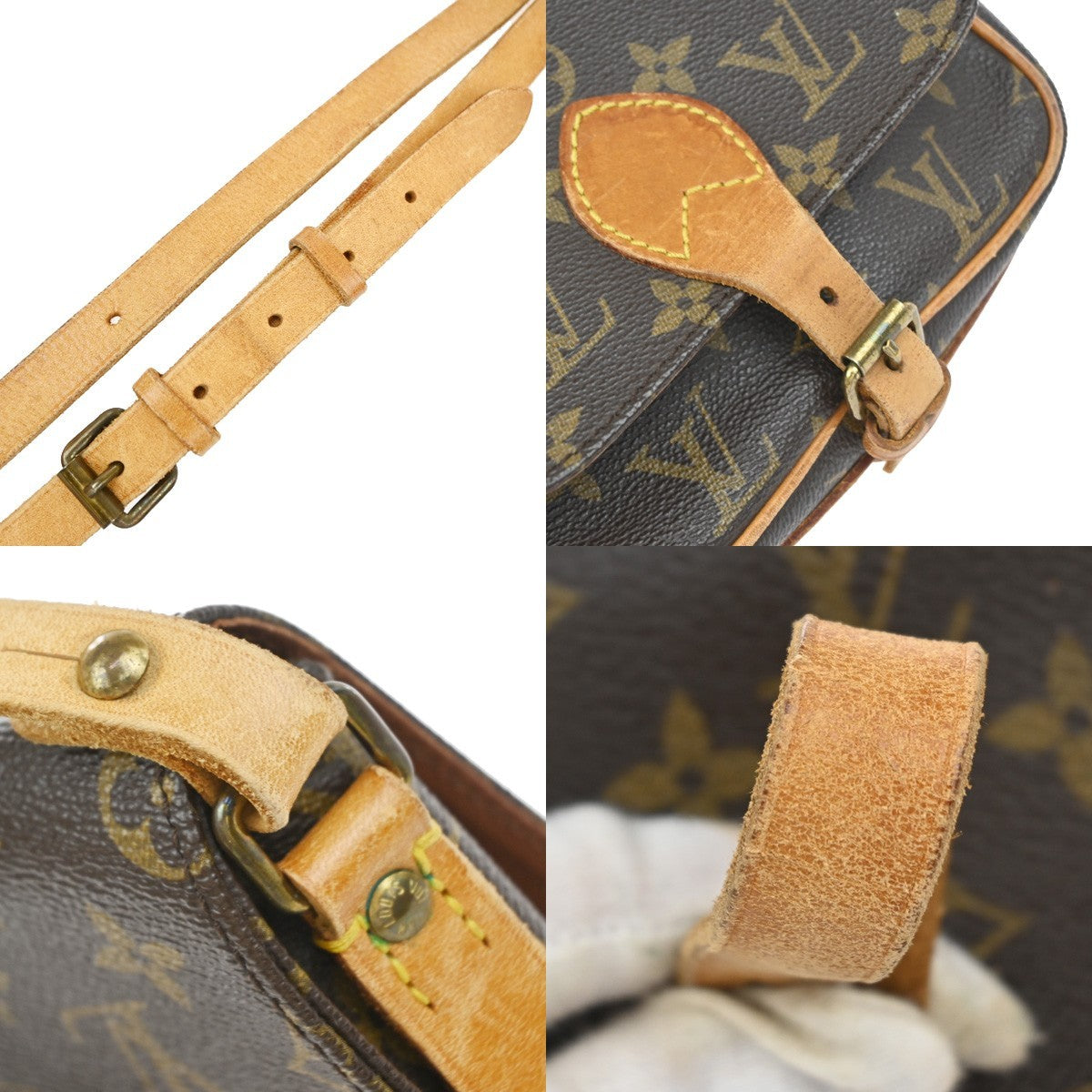 LOUIS VUITTON Mini Cartouchiere Shoulder Bag Monogram Leather BN M51254 70YJ228