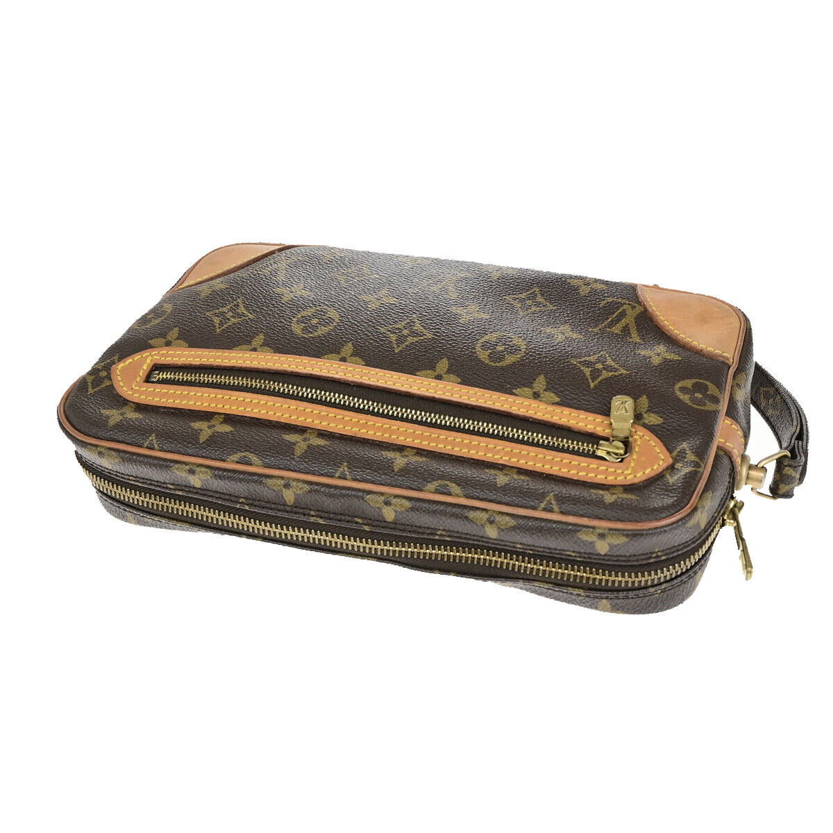 LOUIS VUITTON Marly Dragonne GM Clutch Hand Bag Monogram Brown M51825 36SJ489