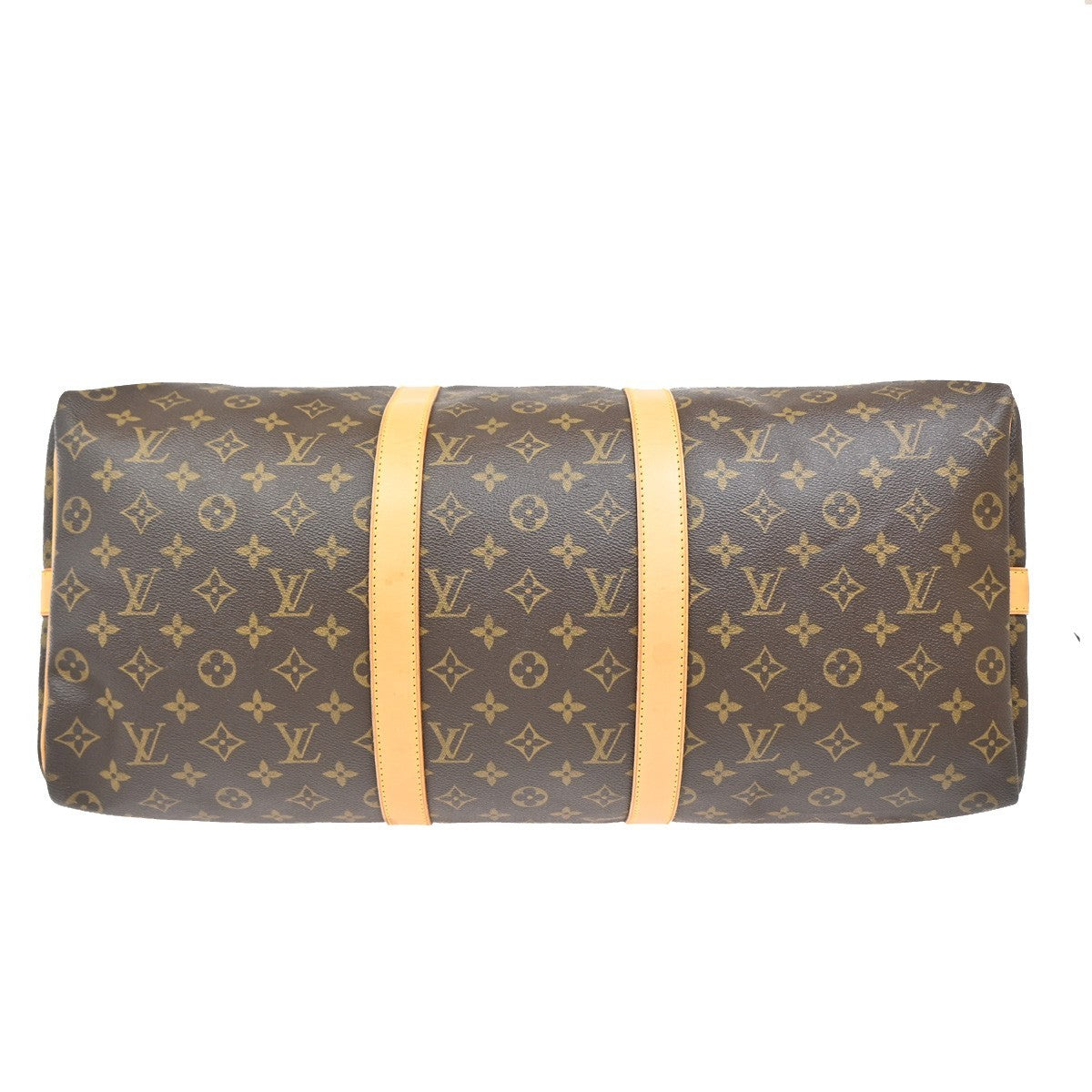 LOUIS VUITTON Keepall Bandouliere 50 2Way Hand Bag Monogram Brown M41416 97EF847