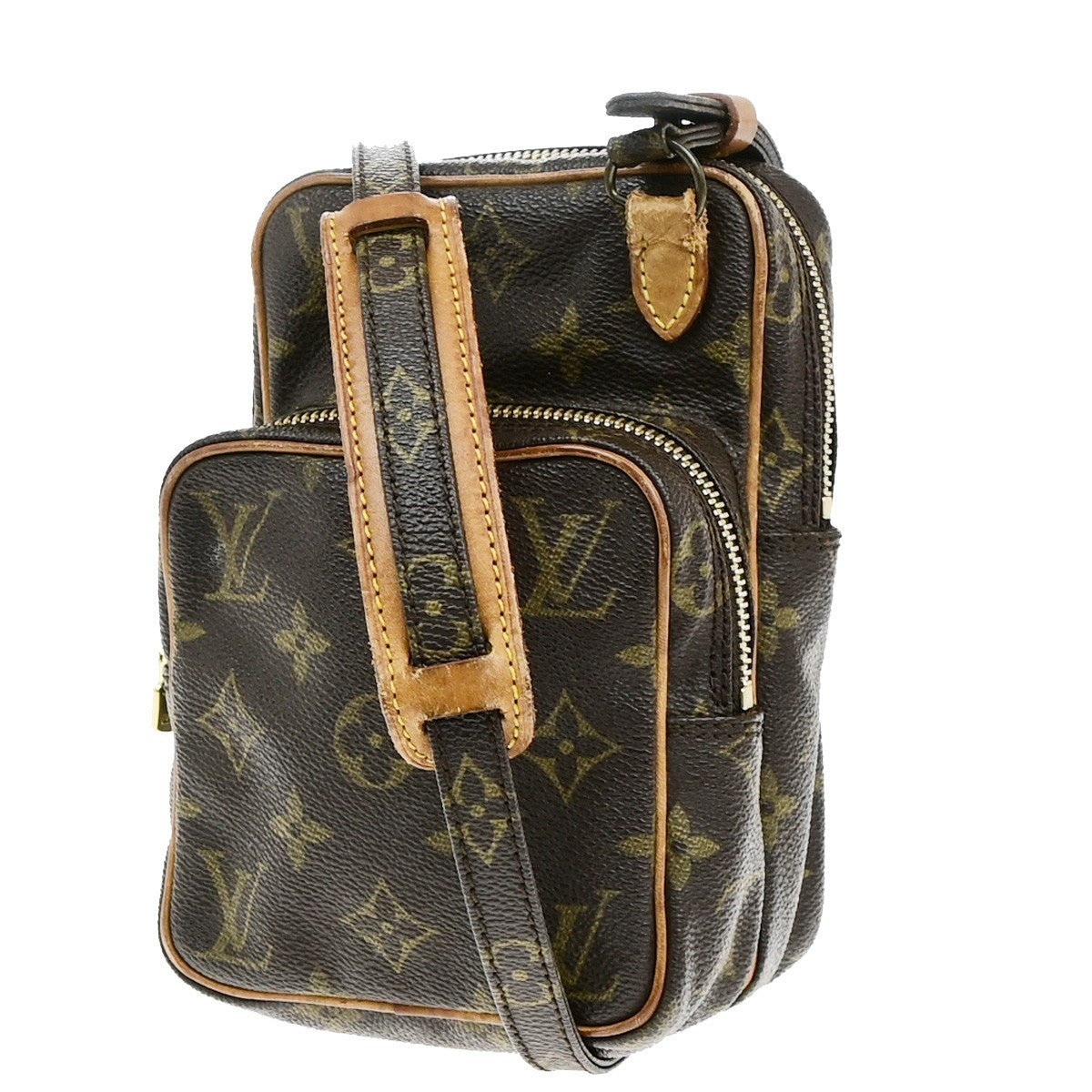 LOUIS VUITTON Mini Amazon Shoulder Bag Monogram Leather Brown M45238 30YH080