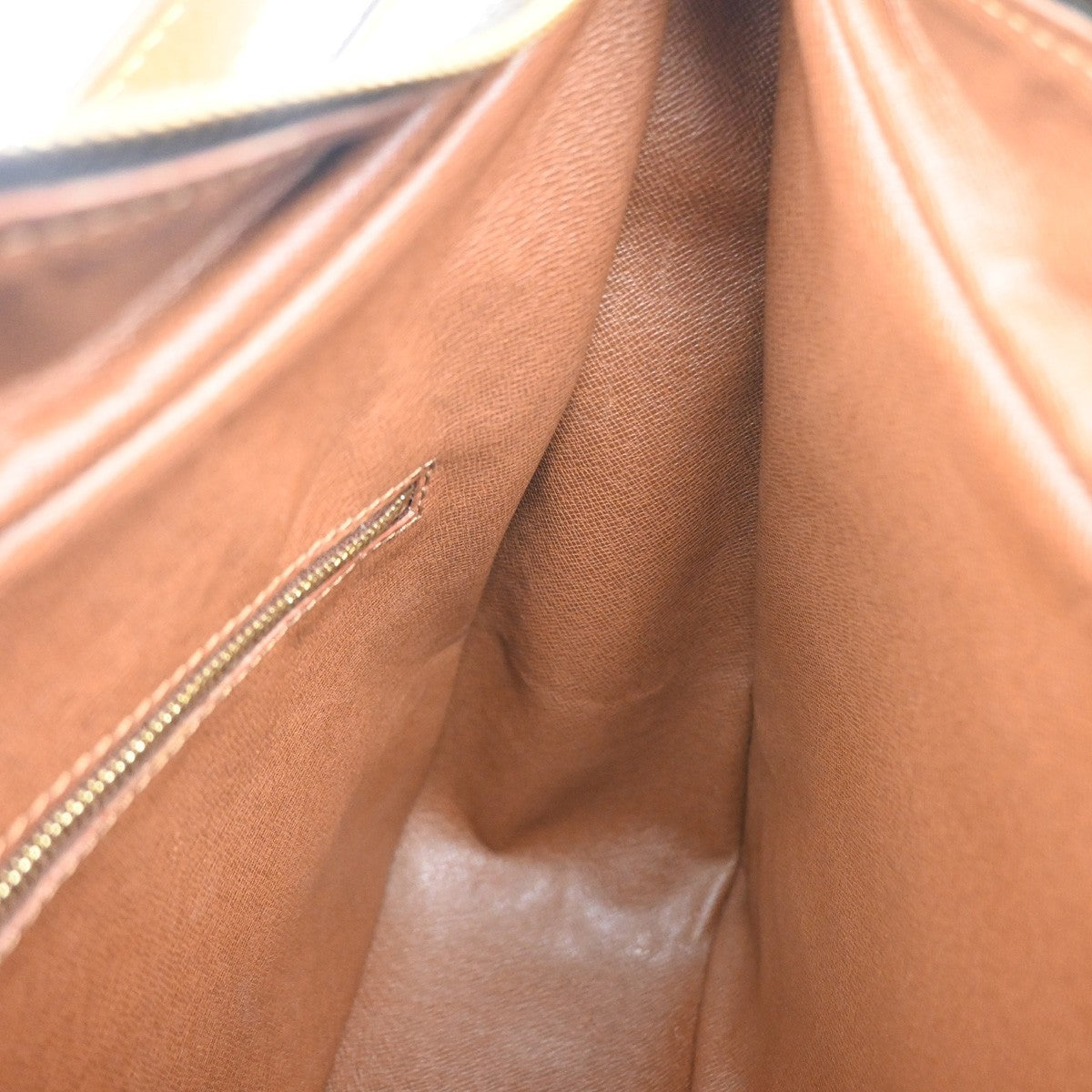 LOUIS VUITTON Boulogne 35 Shoulder Bag Monogram Leather Brown M51260 88YJ095