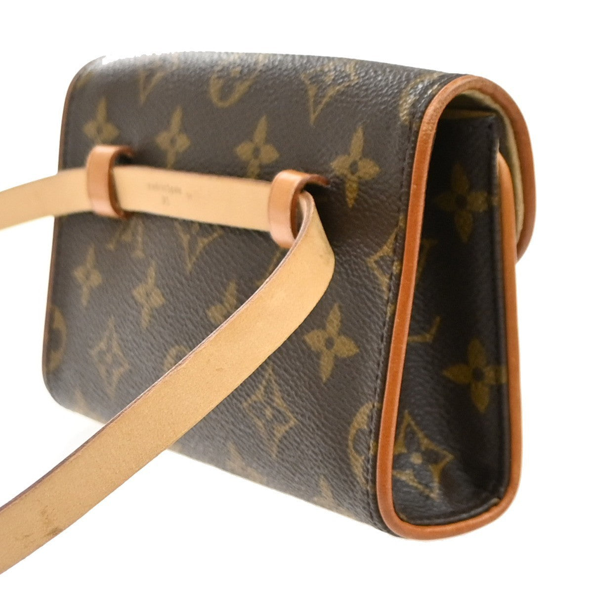 LOUIS VUITTON Pochette Florentine Bum Bag Monogram Leather Brown M51855 85MA630