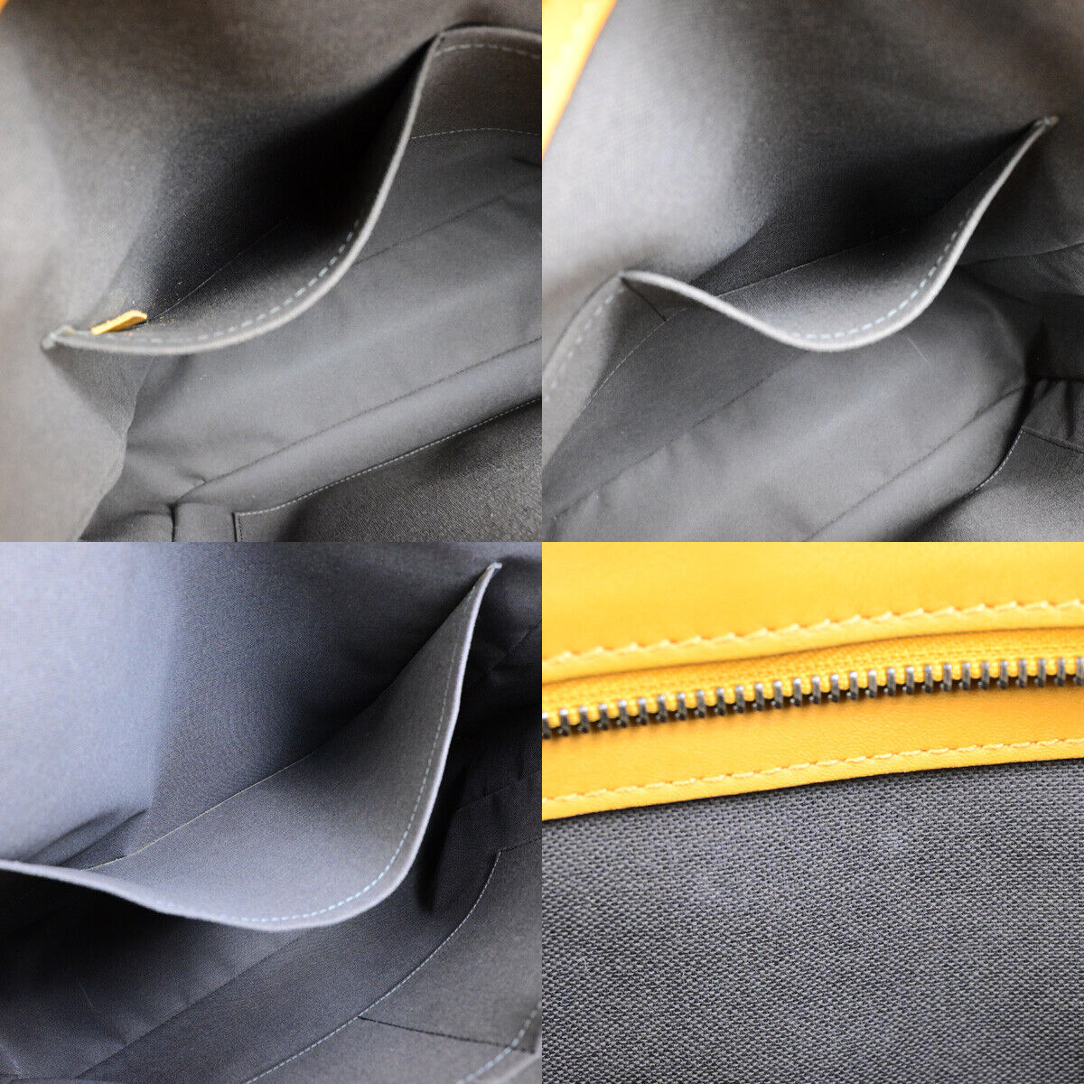 LOUIS VUITTON Neo Tadao Hand Bag Damier Infini Yellow N41228 78YG642