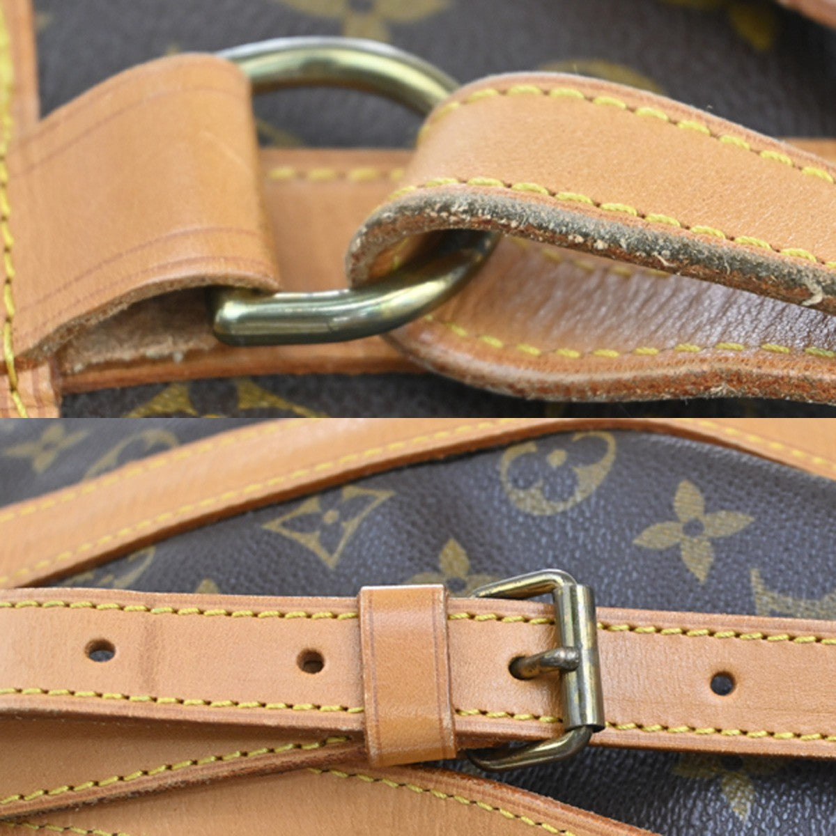 LOUIS VUITTON LV Randonnee GM Shoulder Bag Monogram Leather Brown M42244 85KB594