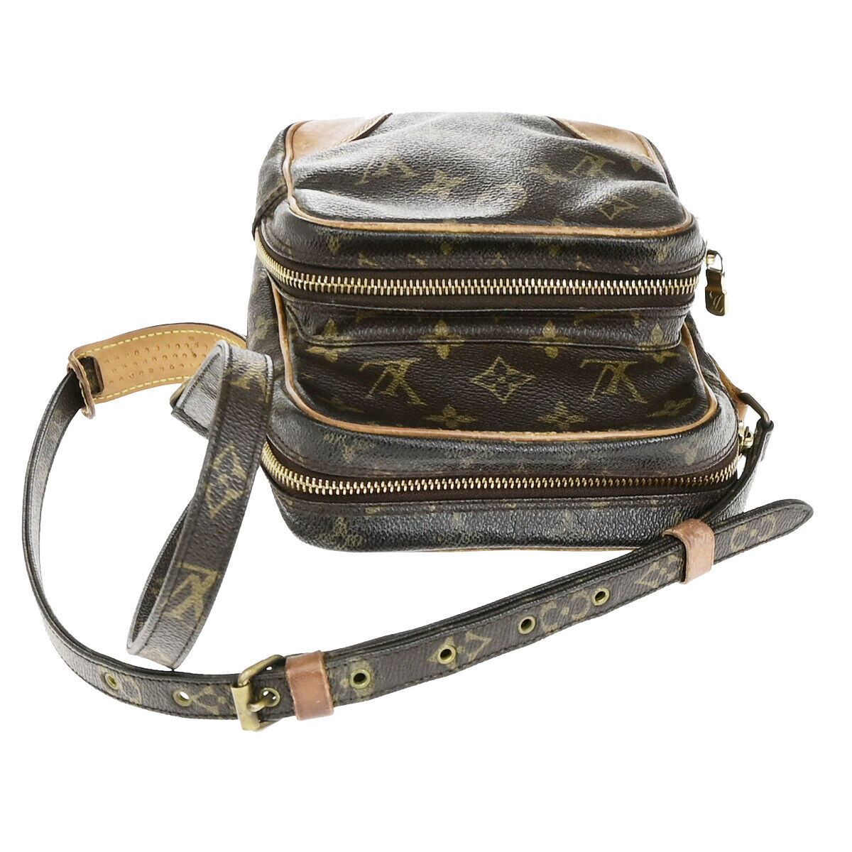 LOUIS VUITTON Amazon Crossbody Shoulder Bag Monogram Leather BN M45236 68YG506