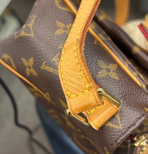 LOUIS VUITTON Viva Cite PM Shoulder Bag Monogram Leather Brown M51165 49MA011
