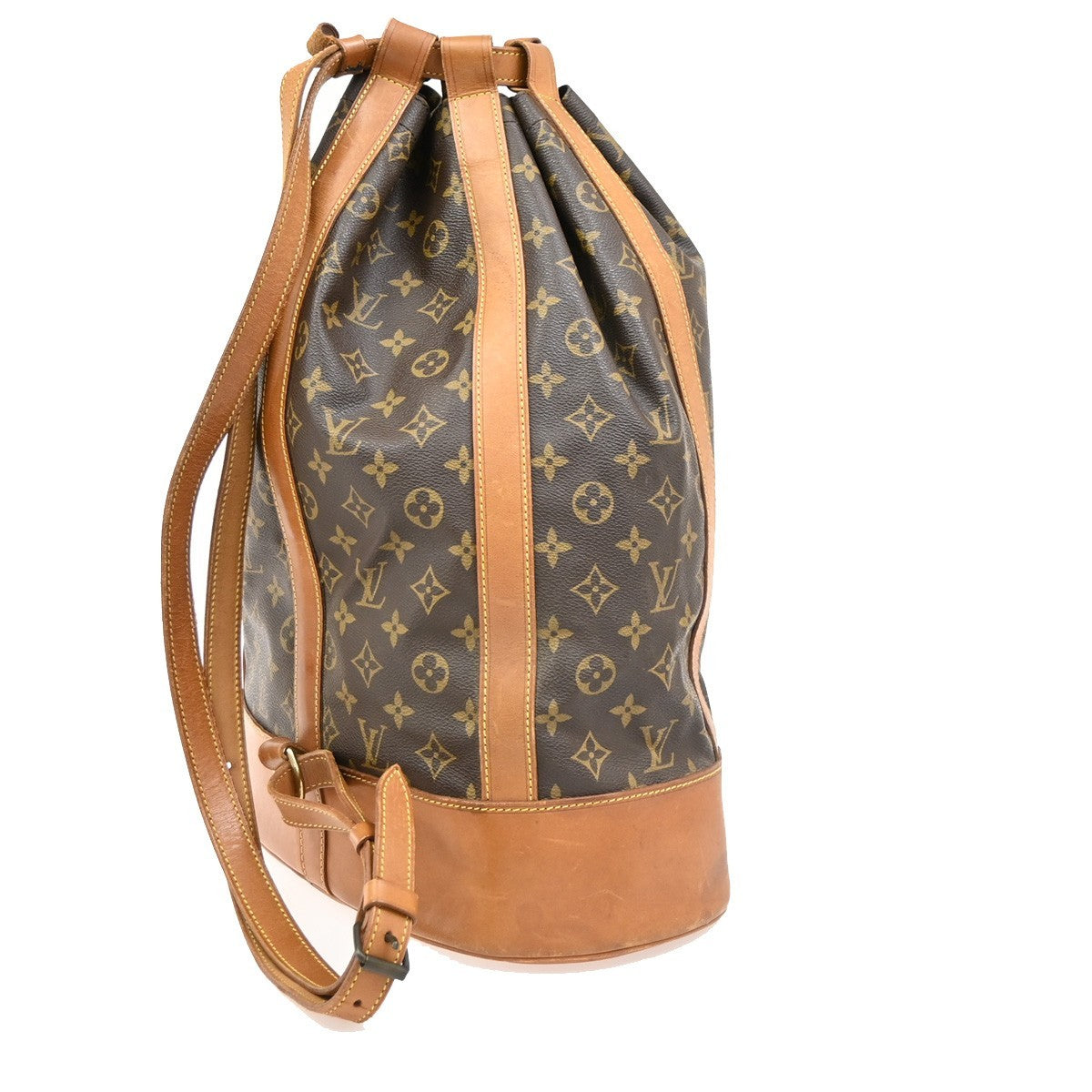 LOUIS VUITTON LV Randonnee GM Shoulder Bag Monogram Leather Brown M42244 83PA110
