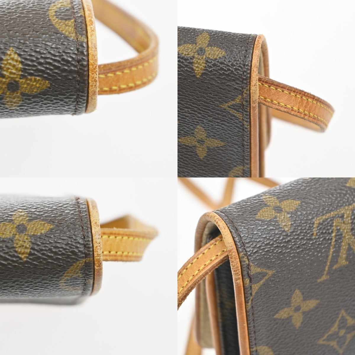 LOUIS VUITTON Pochette Twin GM 2Way Shoulder Bag Monogram Brown M51852 73MA552