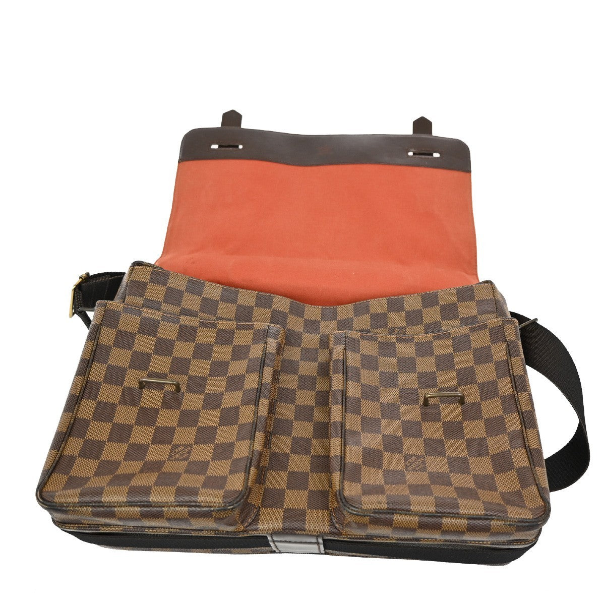 LOUIS VUITTON Broadway Satchel Shoulder Bag Damier Ebene Leather N42270 16TA116