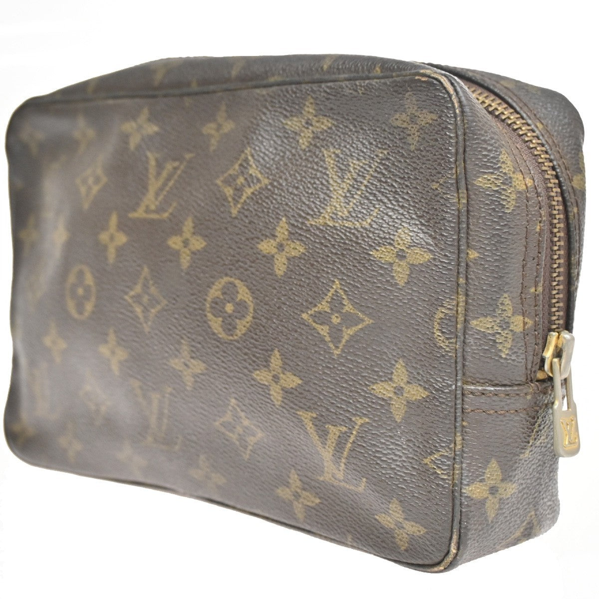 LOUIS VUITTON Trousse Toilette 23 Clutch Hand Bag Monogram Brown M47524 67CA232