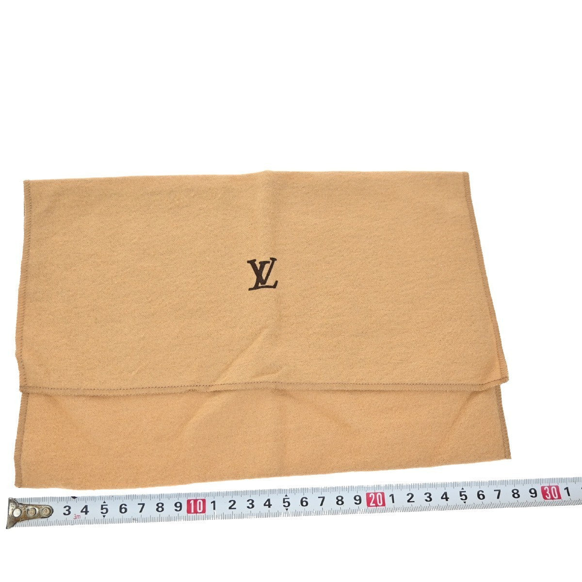 LOUIS VUITTON Logo 11 Set Drawstring Dust Bag Canvas Cotton Beige Brown 09KB577