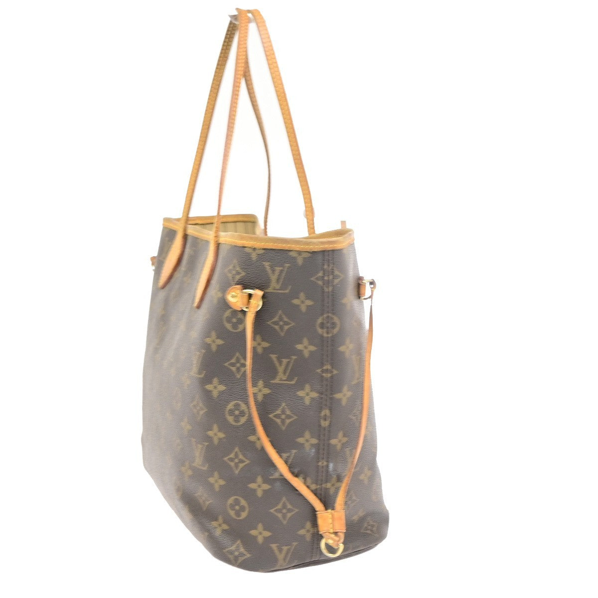 LOUIS VUITTON Neverfull MM Shoulder Tote Bag Monogram Leather BN M40156 14YJ237