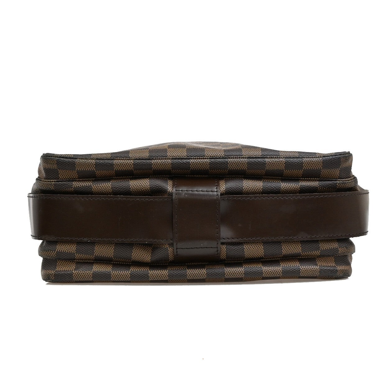 LOUIS VUITTON Naviglio Shoulder Bag Damier Ebene Leather Brown N45255 13EE142