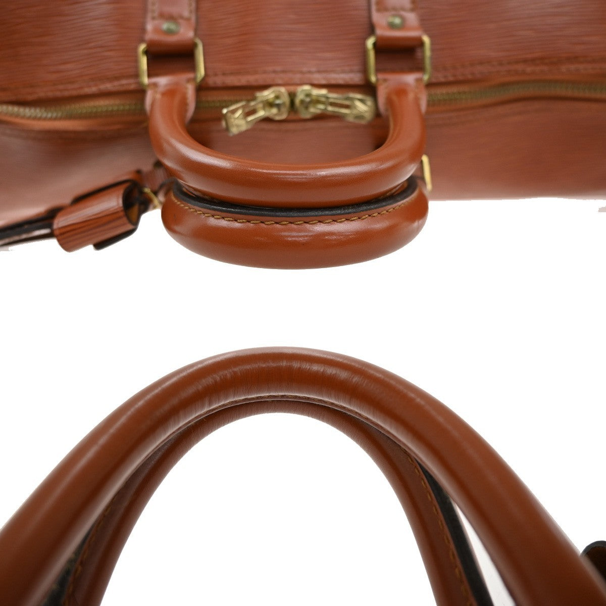 LOUIS VUITTON LV Logo Keepall45 Boston Hand Bag Epi Leather M42973 77RL415