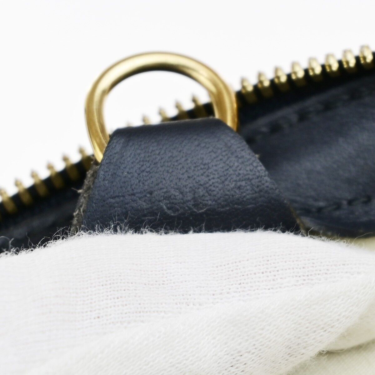 LOUIS VUITTON Josephine GM Hand Bag Monogram Mini Canvas Blue M92211 33ED326