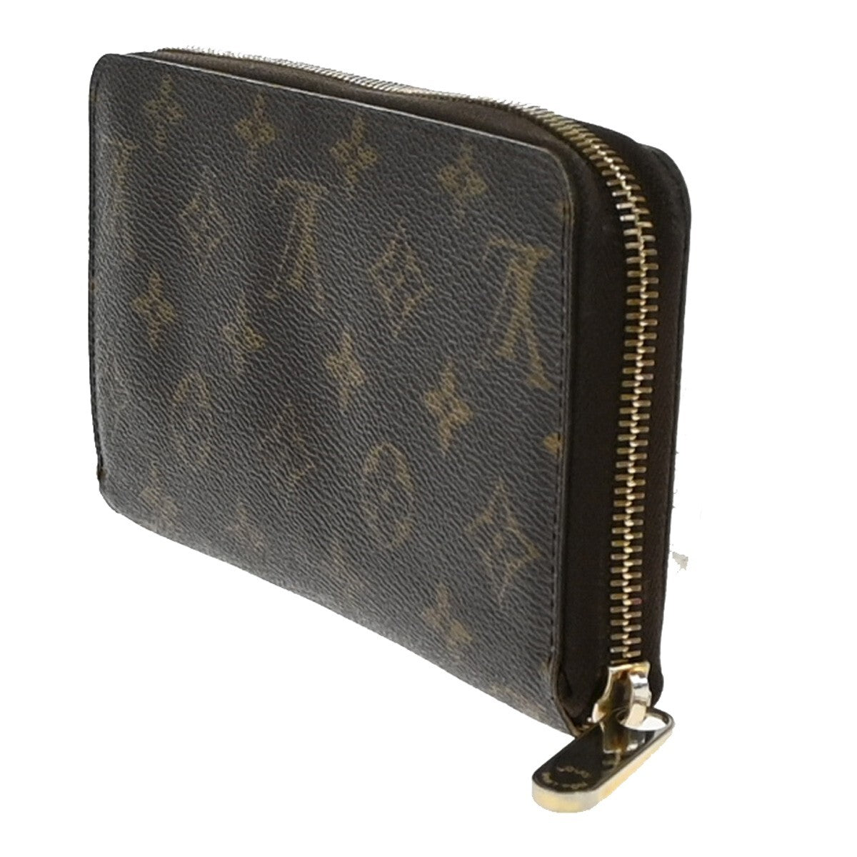 LOUIS VUITTON Zippy Wallet Long Bifold Monogram Leather Brown M60017 67EE177