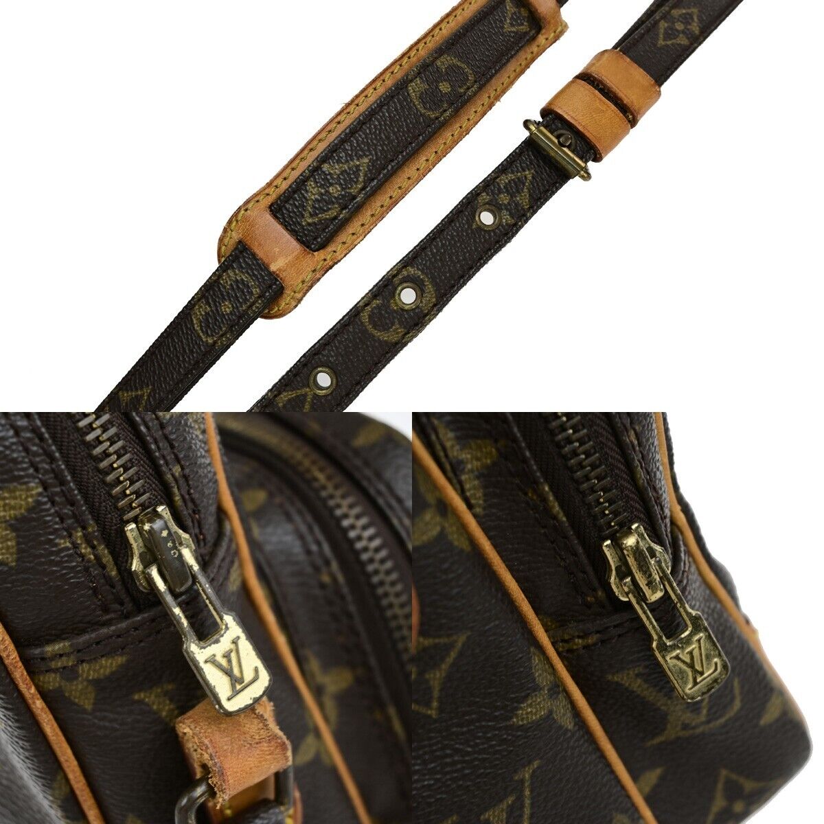 LOUIS VUITTON Amazon Crossbody Shoulder Bag Monogram Leather BN M45236 30ED020