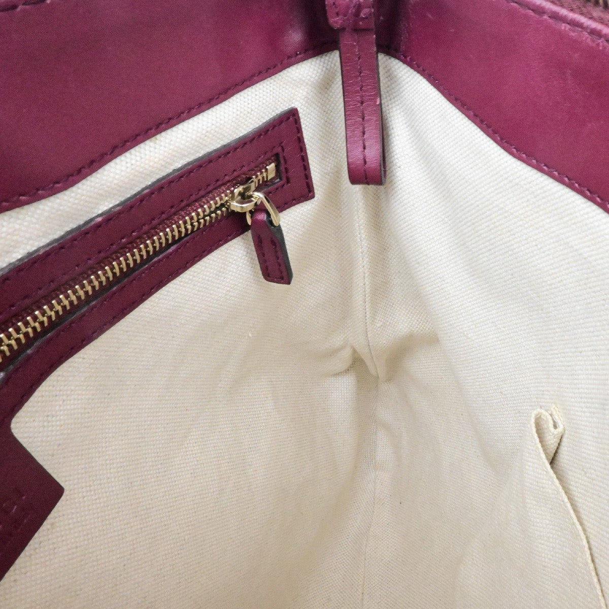 GUCCI Logo GG Pattern Crossbody Shoulder Bag Canvas Leather Brown Red 83YH164