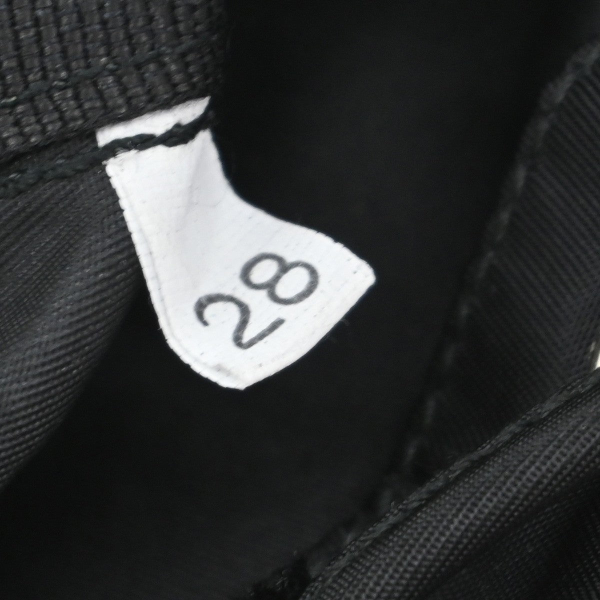 PRADA Logo Tessuto Drawstring Pouch Nylon Leather Black SHW Italy 61KA950