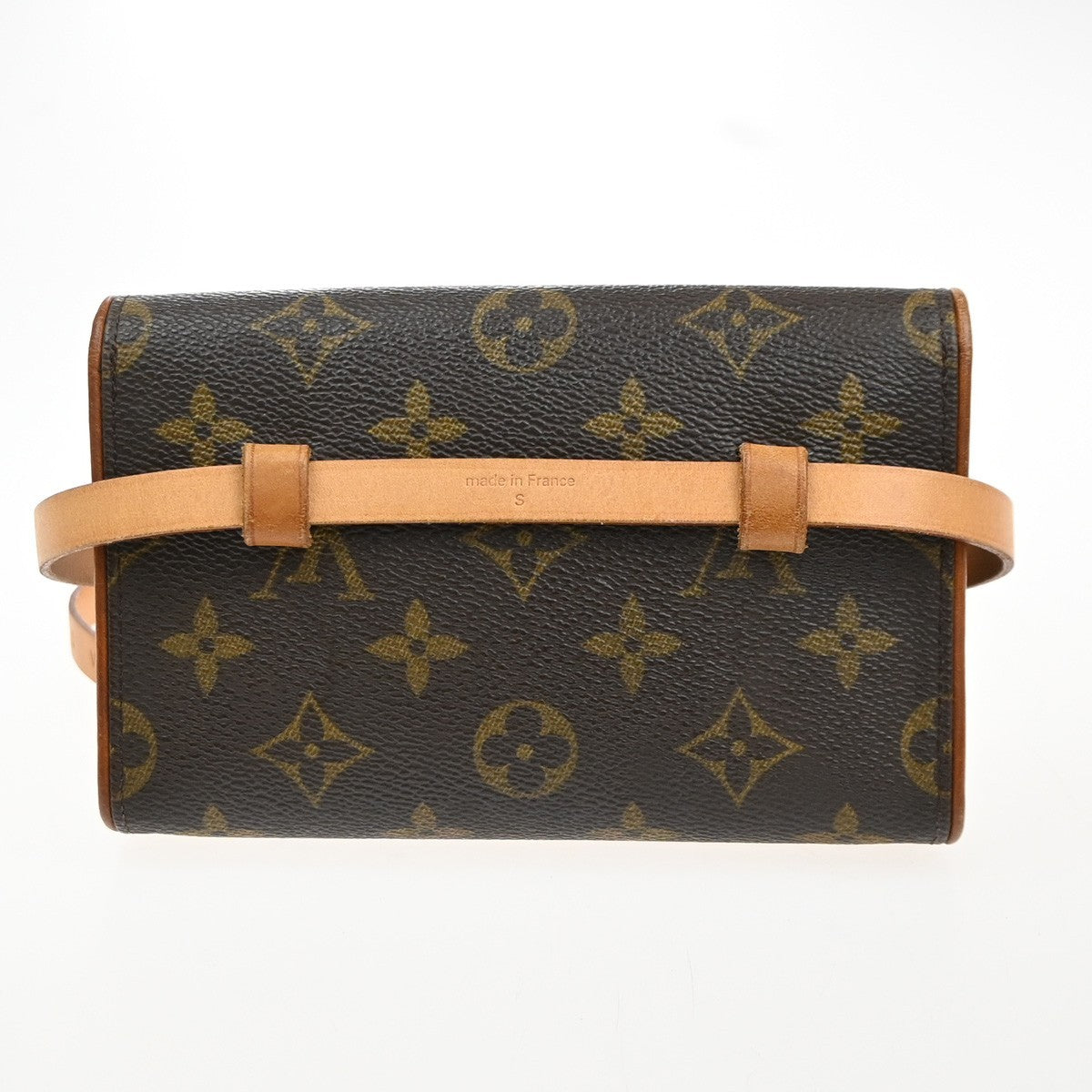 LOUIS VUITTON Pochette Florentine Bum Bag Monogram Leather Brown M51855 88MA631