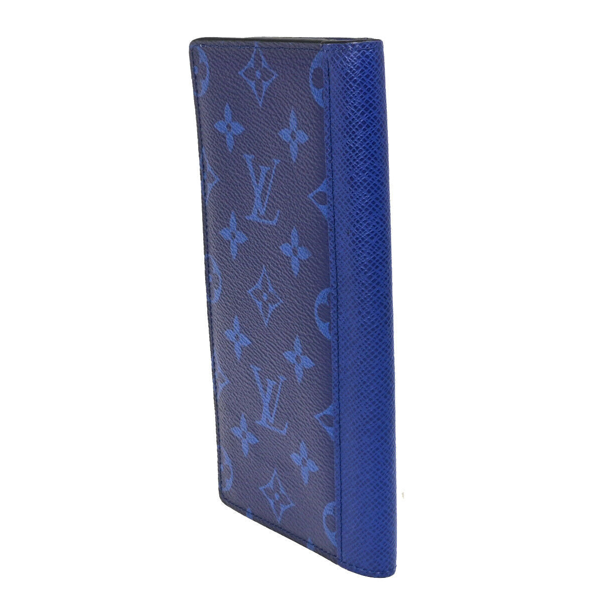 LOUIS VUITTON Portefeuille Brazza Bifold Wallet Taigarama Blue M30297 79YF746