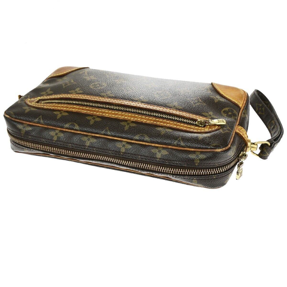 LOUIS VUITTON Marly Dragonne GM Clutch Hand Bag Monogram Brown M51825 64FA724