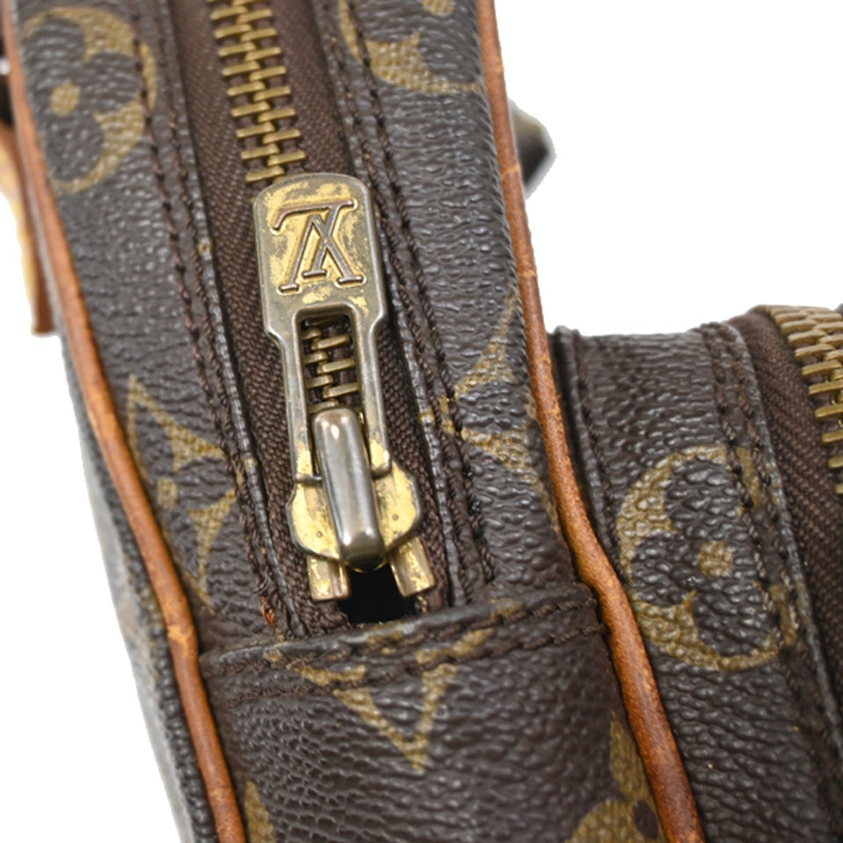 LOUIS VUITTON Mini Amazon Shoulder Bag Monogram Leather Brown M45238 32CA276