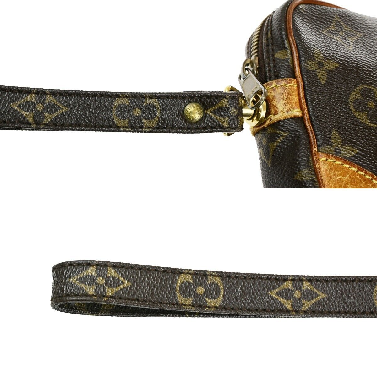 LOUIS VUITTON Marly Dragonne PM Clutch Hand Bag Monogram Leather M51827 68FA722