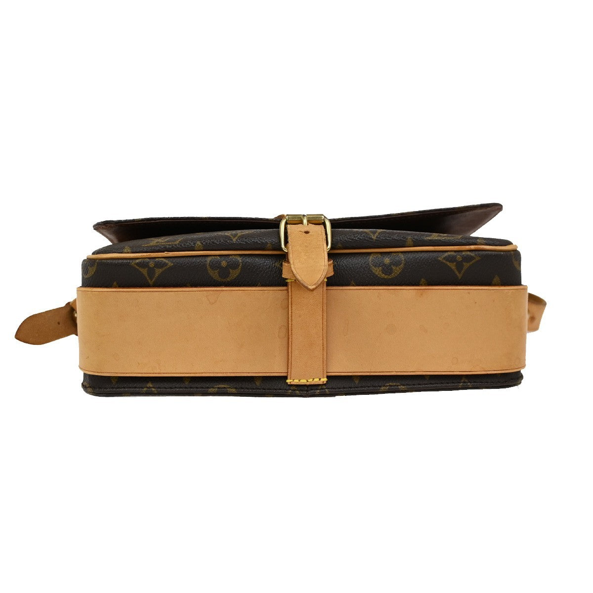 LOUIS VUITTON Cartouchiere GM Shoulder Bag Monogram Leather Brown M51252 82DA201