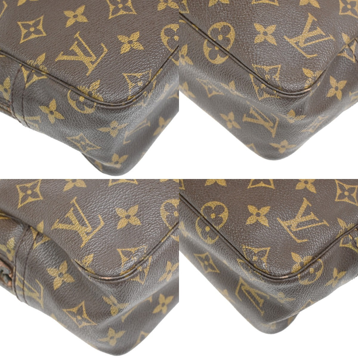 LOUIS VUITTON Trousse Toilette 28 Clutch Hand Bag Monogram Brown M47522 68DA078