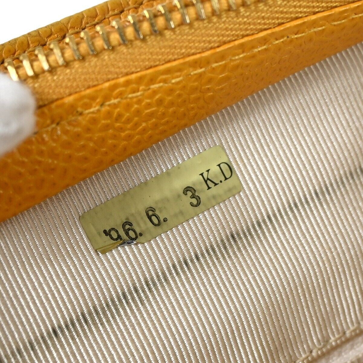 CHANEL Triple CC Logo Chain Shoulder Bag Grained Calfskin Leather OG 683RH552