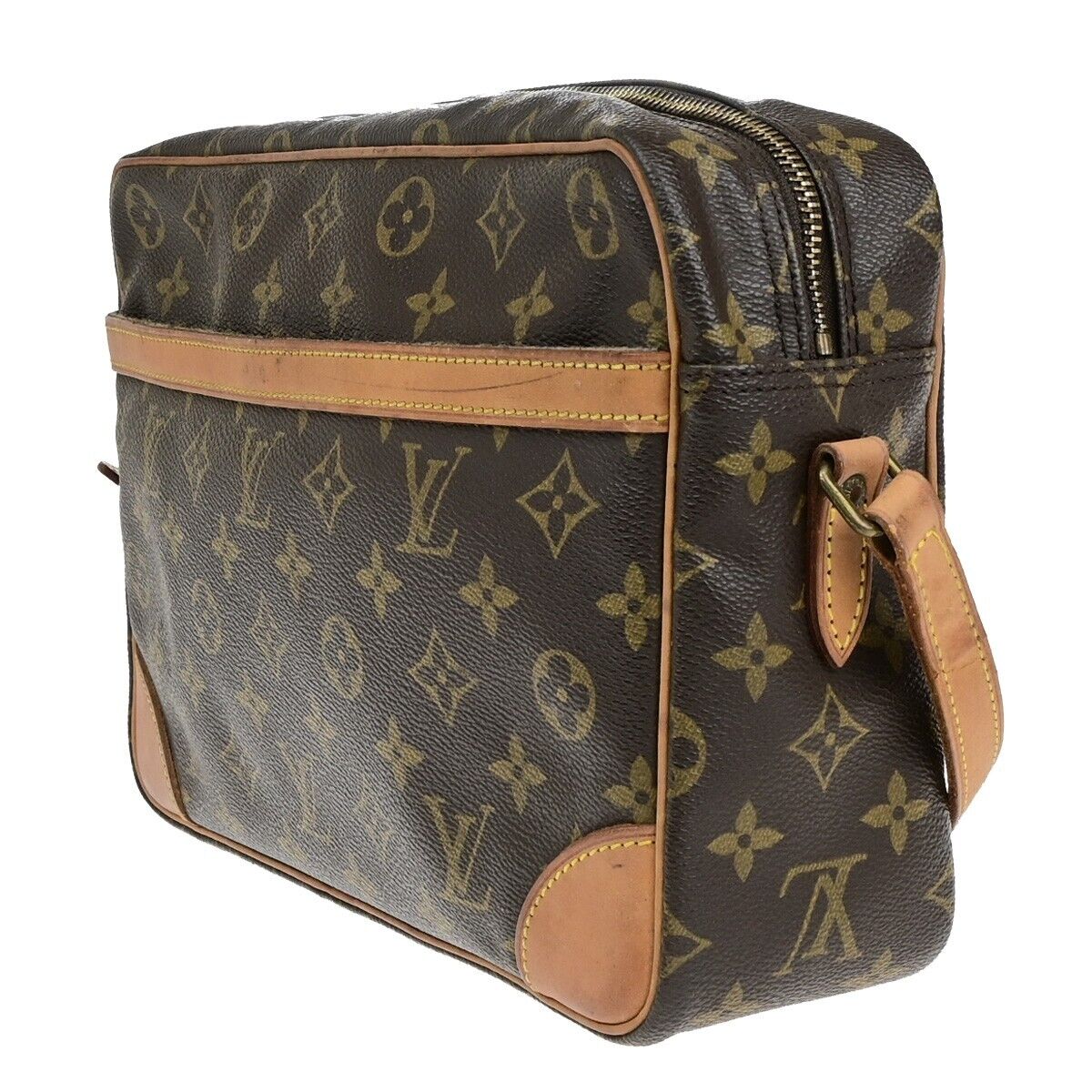 LOUIS VUITTON Trocadero 30 Shoulder Bag Monogram Leather Brown M51272 81EB702