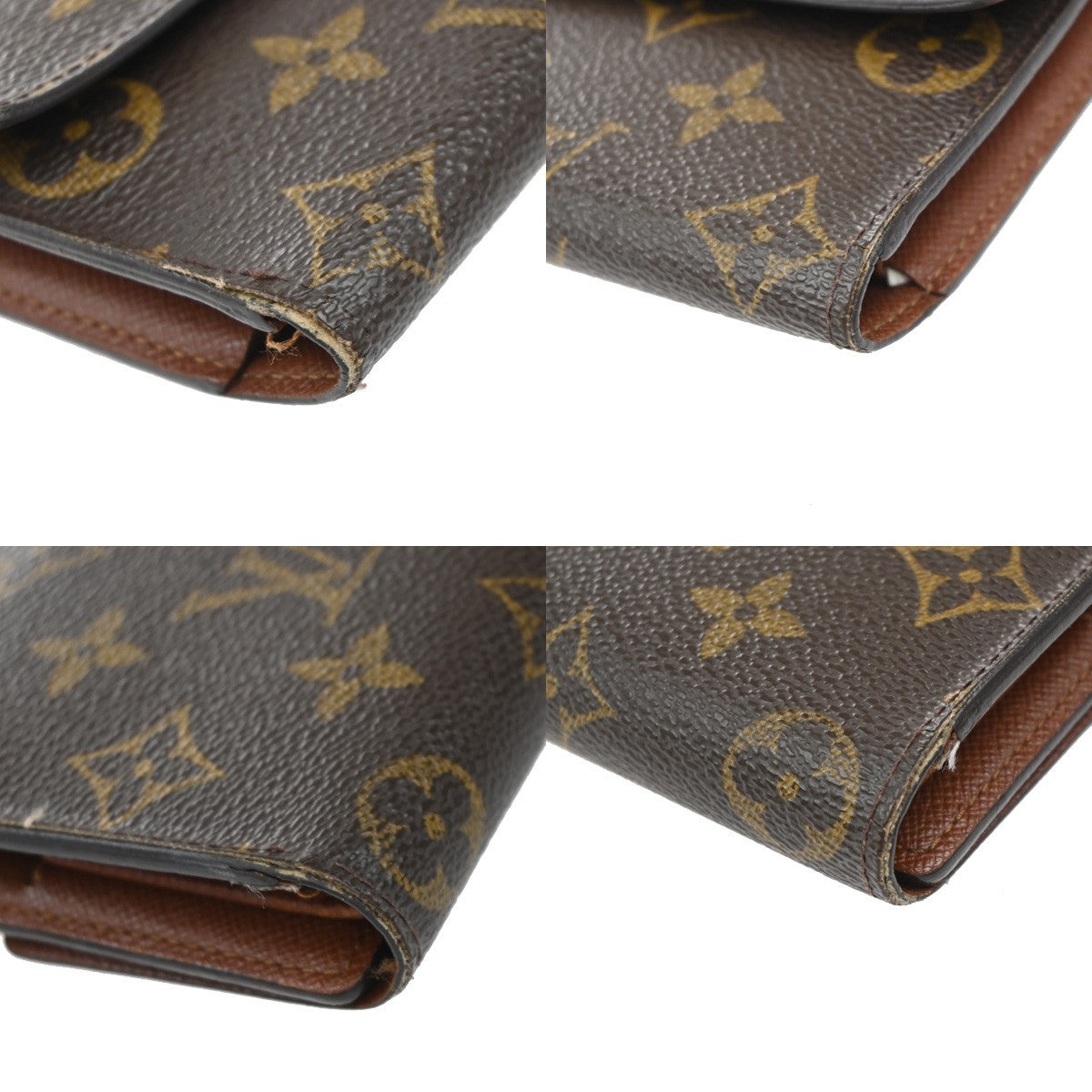 LOUIS VUITTON International Long Trifold Wallet Monogram Brown M61215 60EF787