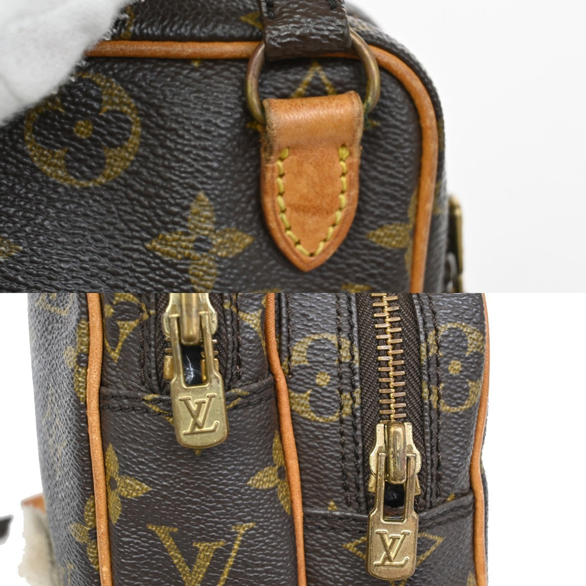 LOUIS VUITTON Mini Amazon Shoulder Bag Monogram Leather Brown M45238 70KB536