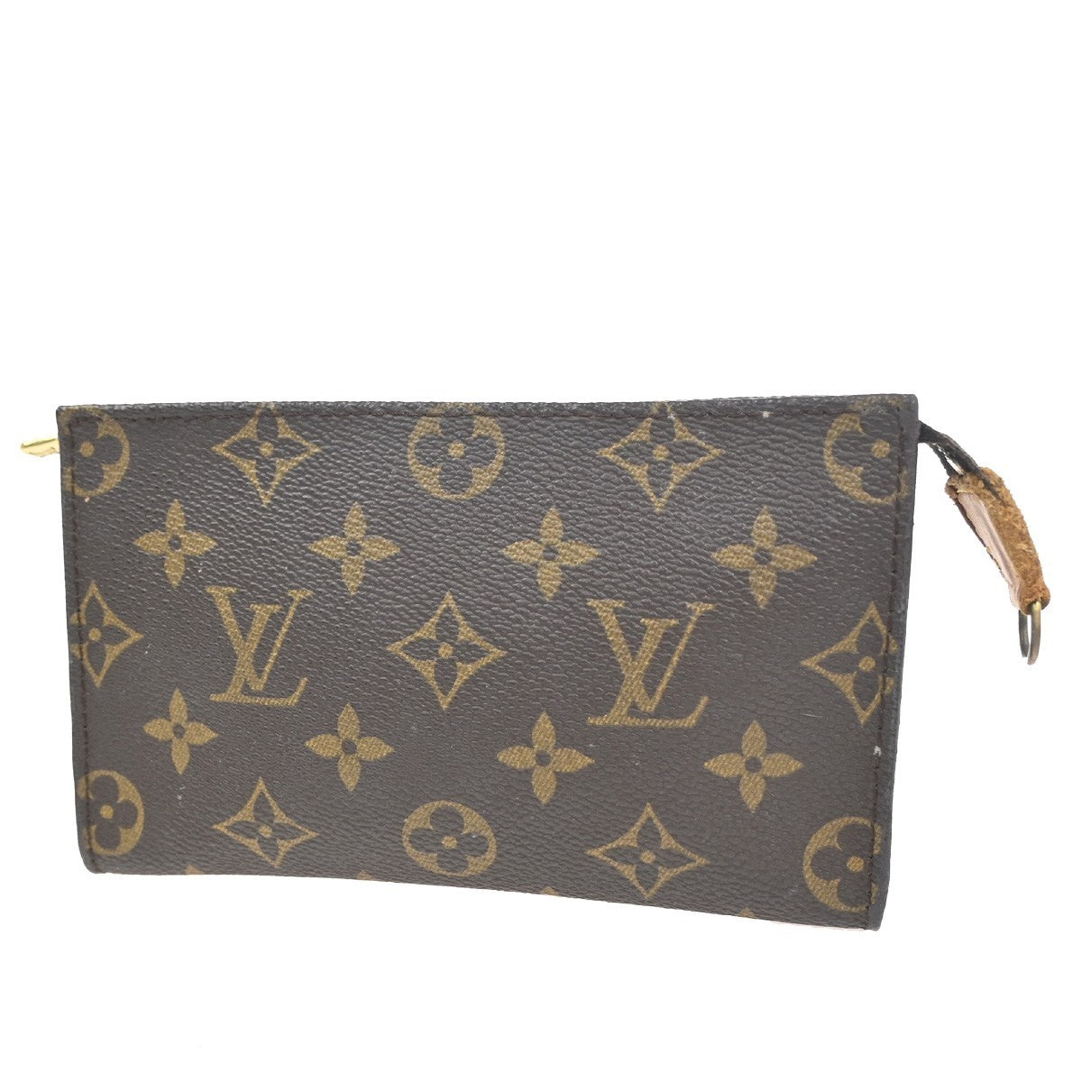 LOUIS VUITTON BUCKET PM Mini Clutch Pouch Bag Monogram Leather France 02KC735